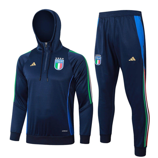 Italy 2024 Dark Blue Tracksuit II - JerseyLegacy