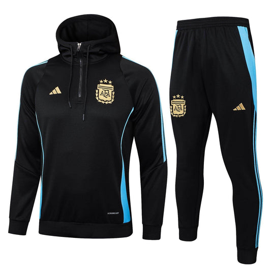 Argentina 2024 Black Tracksuit - JerseyLegacy