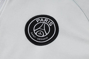 Paris Saint Germain White and Blue Tracksuit - JerseyLegacy