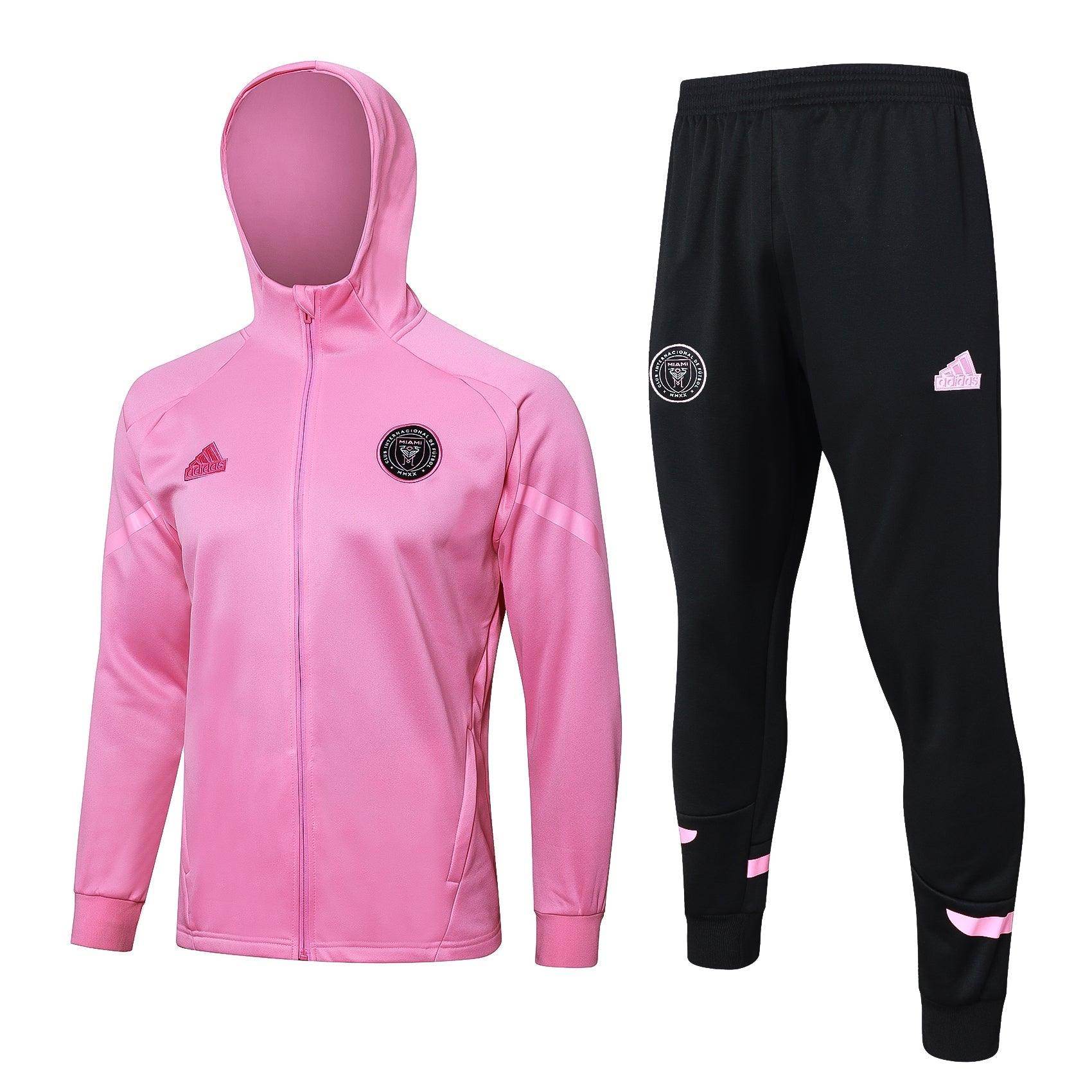 Inter Miami Pink and Black Tracksuit - JerseyLegacy