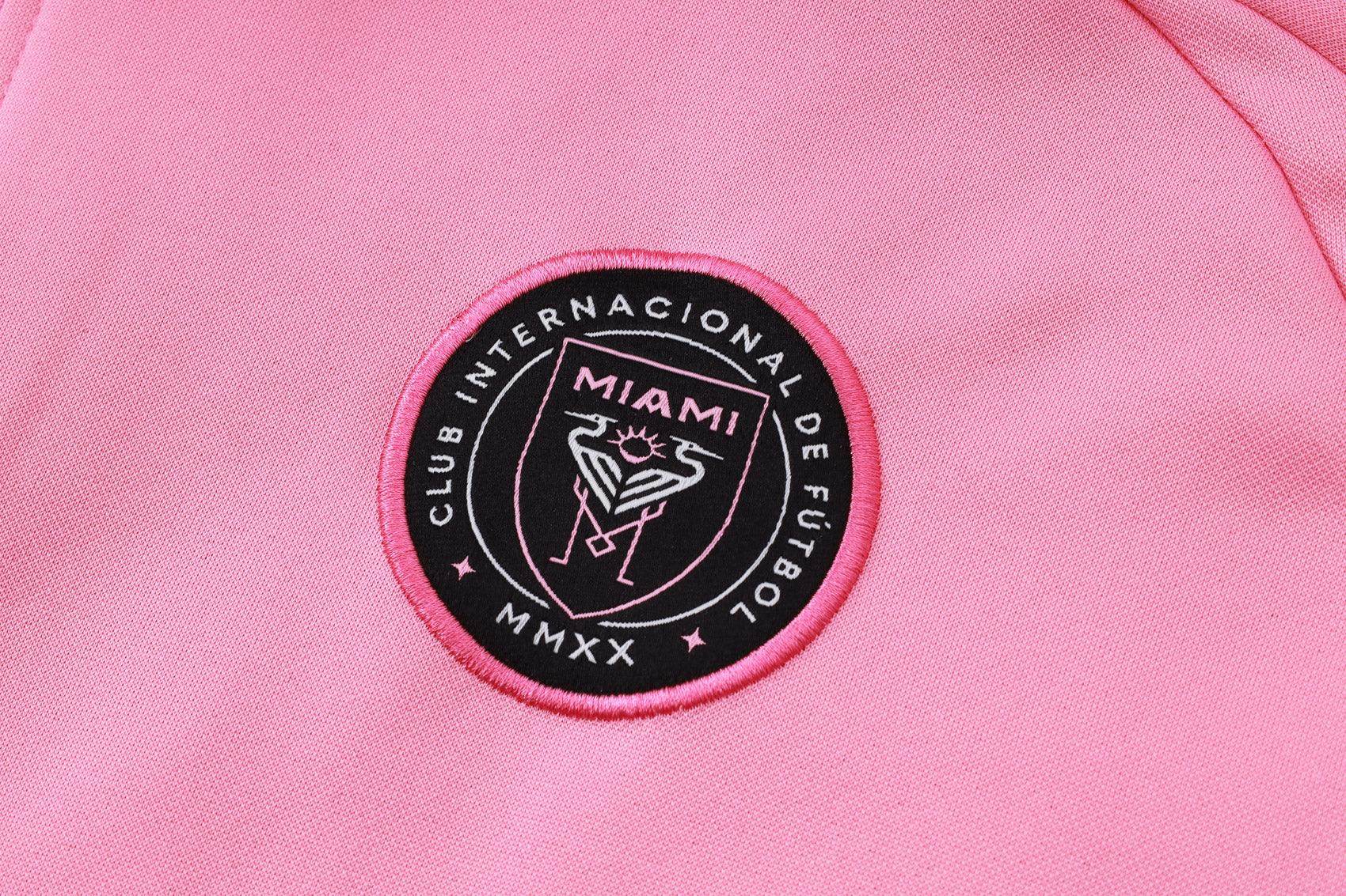 Inter Miami Pink and Black Tracksuit - JerseyLegacy