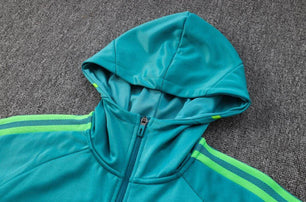 Juventus Turquoise and Dark Blue Tracksuit - JerseyLegacy