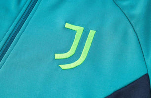 Juventus Turquoise and Dark Blue Tracksuit - JerseyLegacy