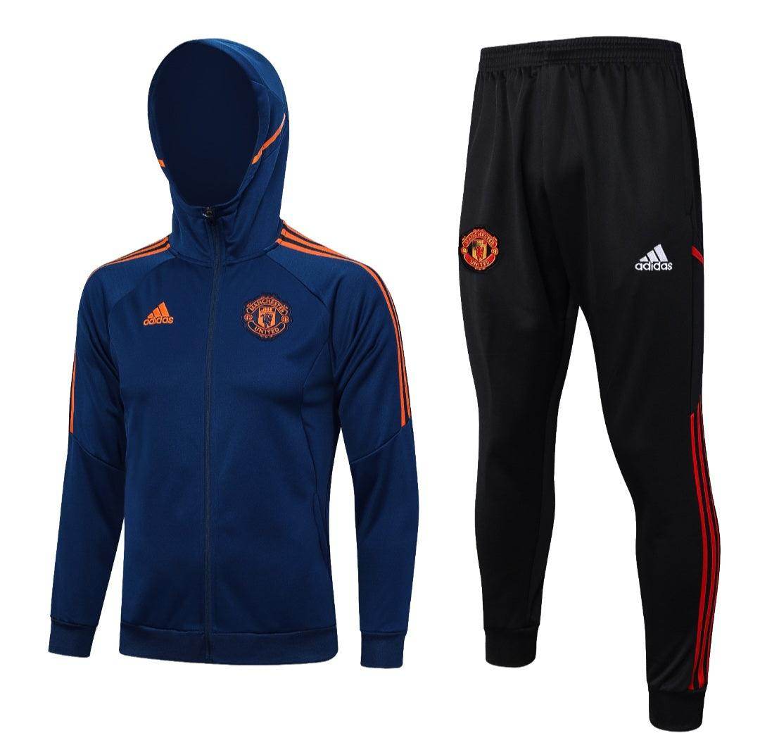 Manchester United Dark Blue Tracksuit - JerseyLegacy