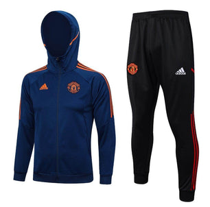Manchester United Dark Blue Tracksuit - JerseyLegacy