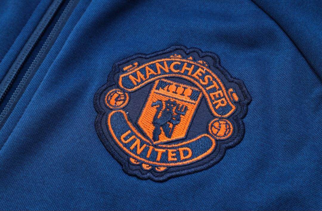 Manchester United Dark Blue Tracksuit - JerseyLegacy