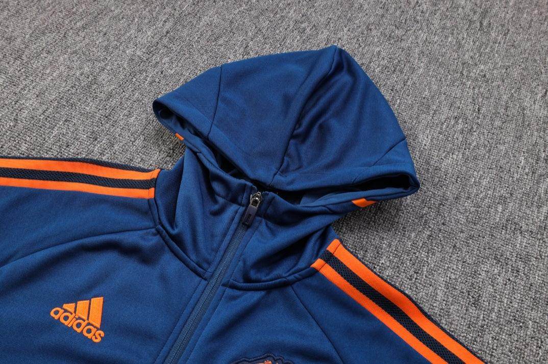 Manchester United Dark Blue Tracksuit - JerseyLegacy