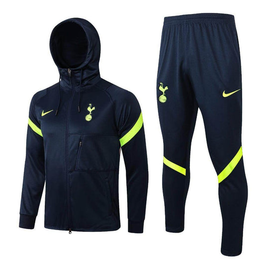 Tottenham Dark Blue Tracksuit - JerseyLegacy