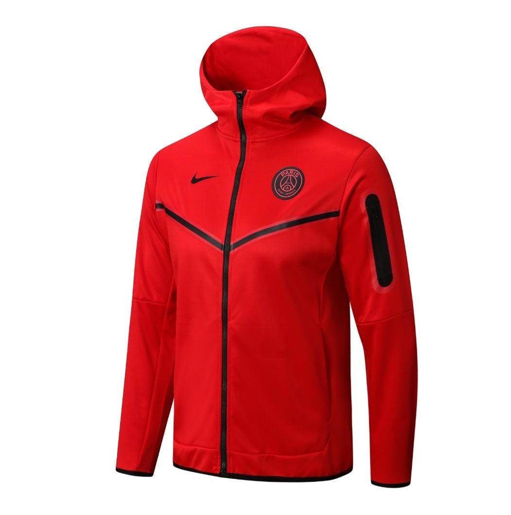 Paris Saint Germain Red Tracksuit - JerseyLegacy