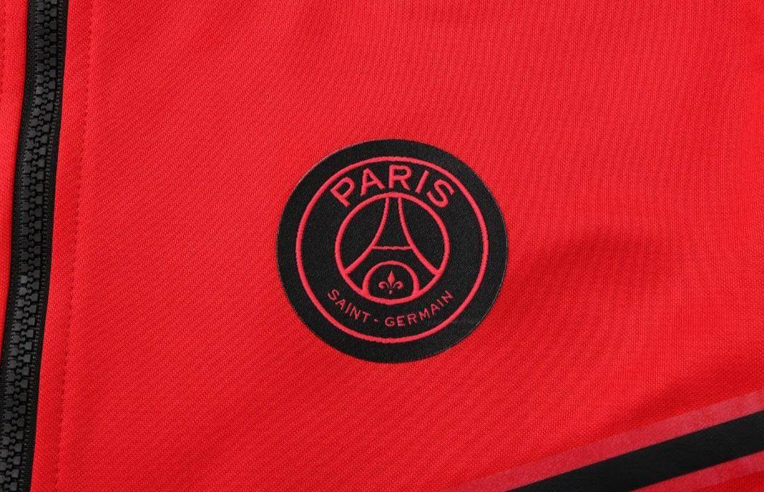 Paris Saint Germain Red Tracksuit - JerseyLegacy