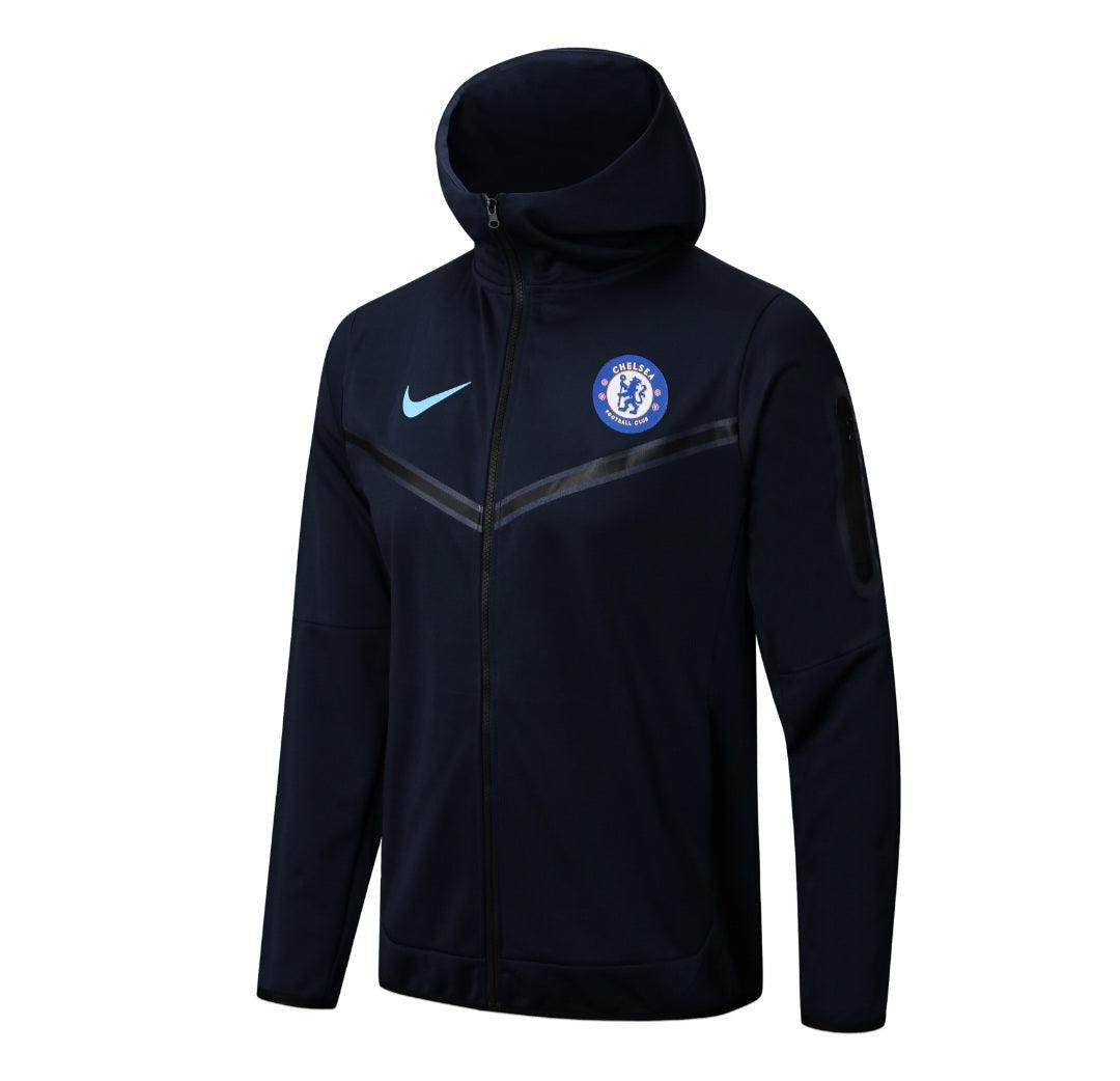 Chelsea FC Dark Blue Tracksuit - JerseyLegacy