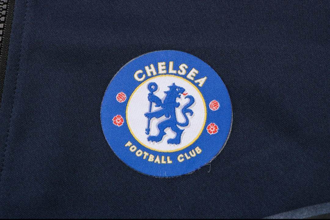 Chelsea FC Dark Blue Tracksuit - JerseyLegacy