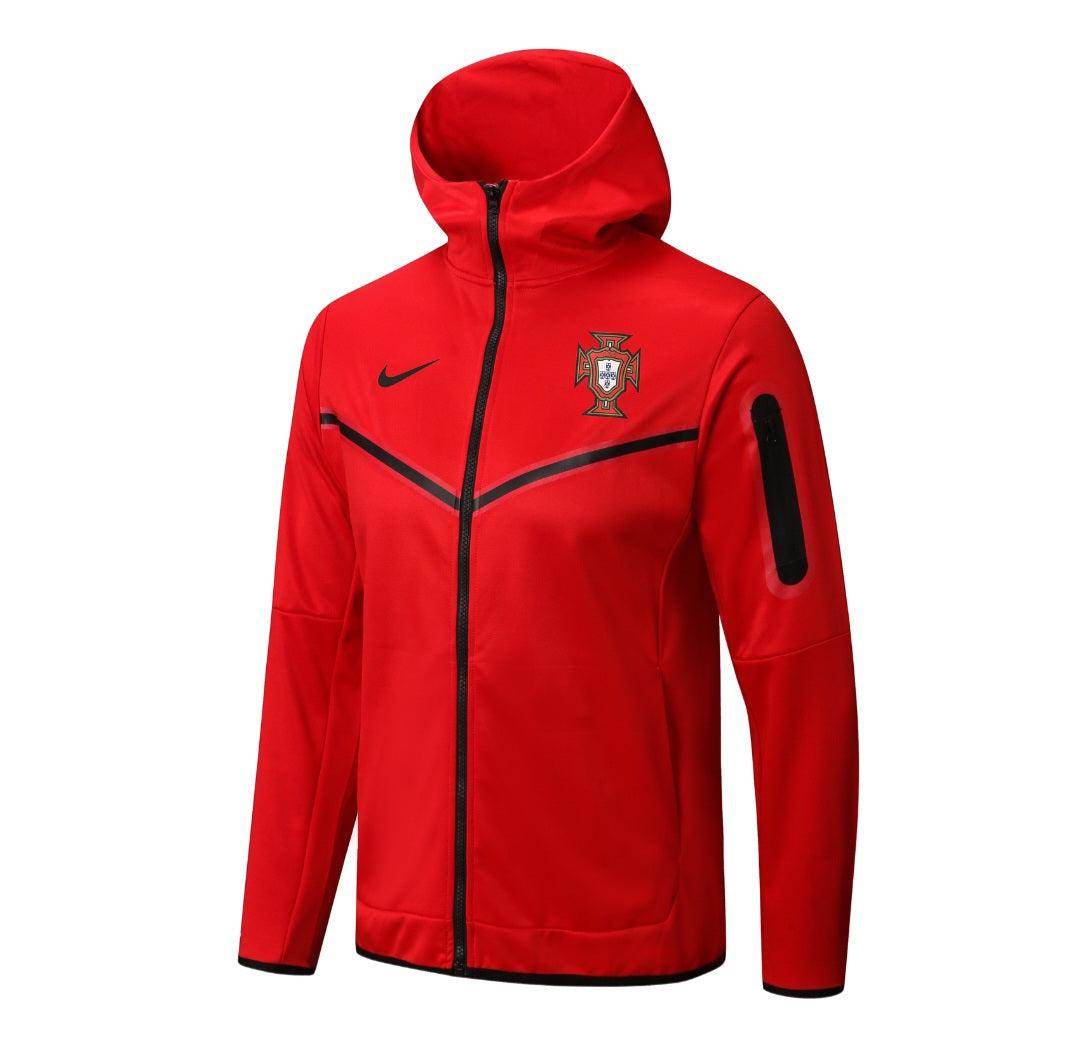 Portugal Red Tracksuit - JerseyLegacy