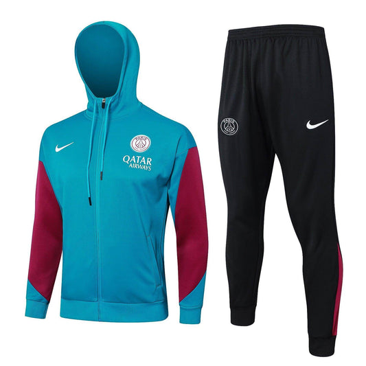 Paris Saint Germain Turquoise and Pink Tracksuit - JerseyLegacy