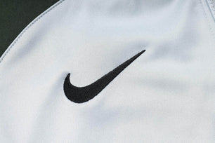 FC Barcelona White and Olive Green Tracksuit - JerseyLegacy