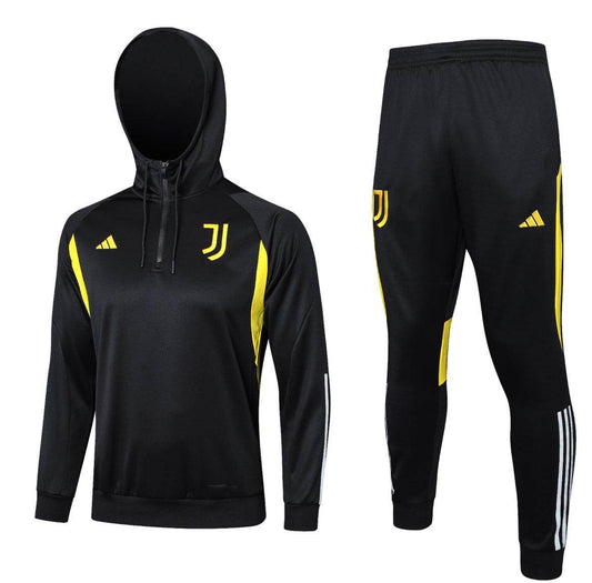 Juventus Black and Yellow Tracksuit - JerseyLegacy