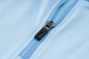 Manchester City Light Blue and Dark Blue Tracksuit - JerseyLegacy