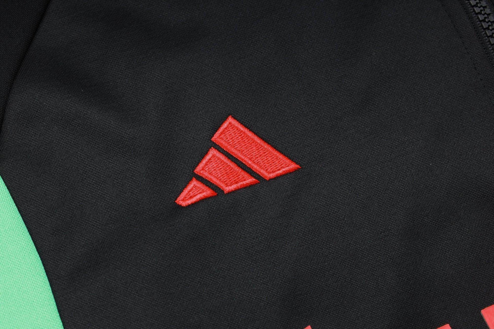 Manchester United Black and Red Tracksuit - JerseyLegacy