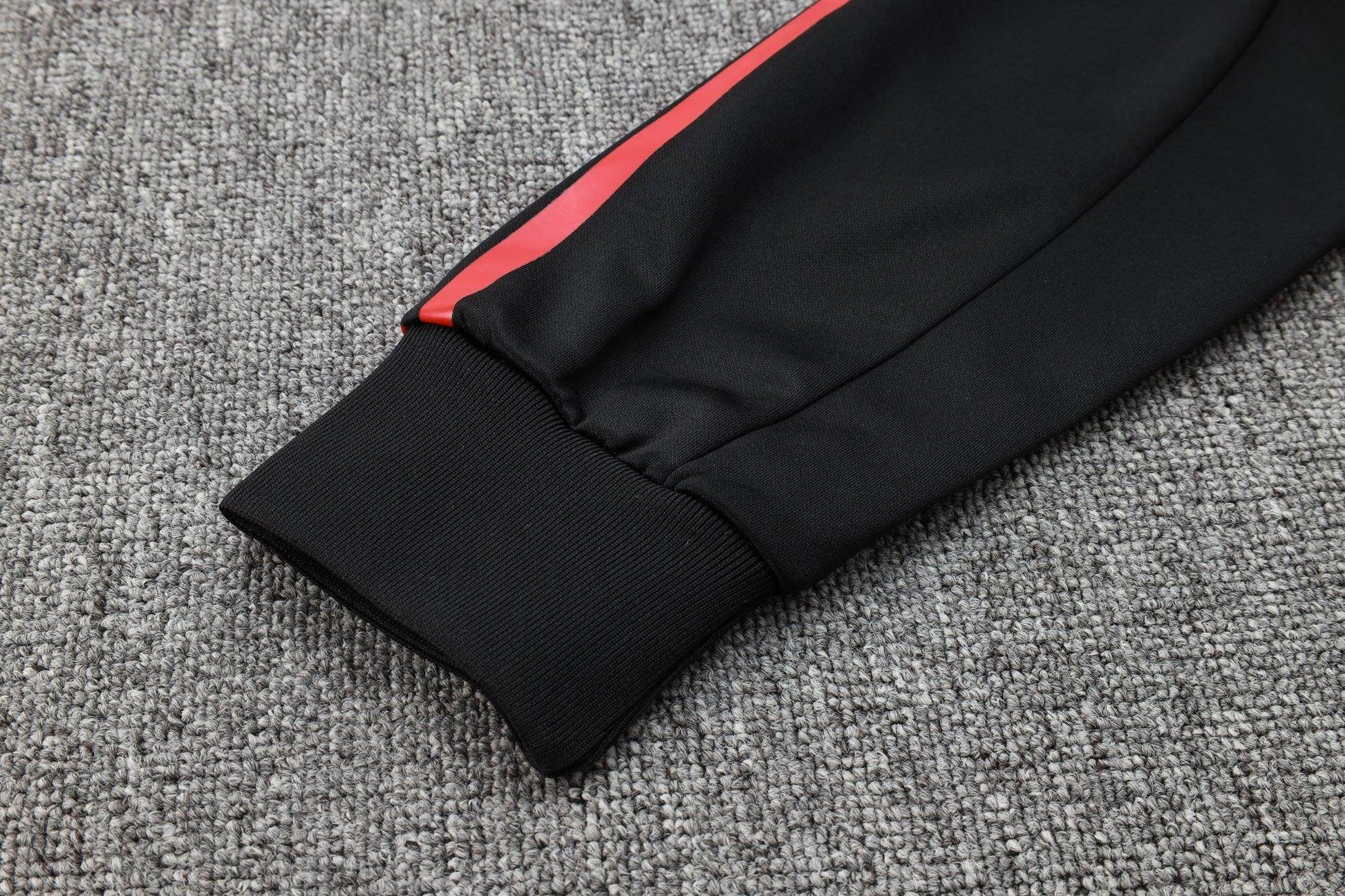 Manchester United Black and Red Tracksuit - JerseyLegacy