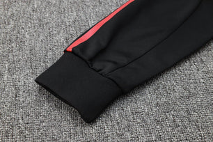 Manchester United Black and Red Tracksuit - JerseyLegacy