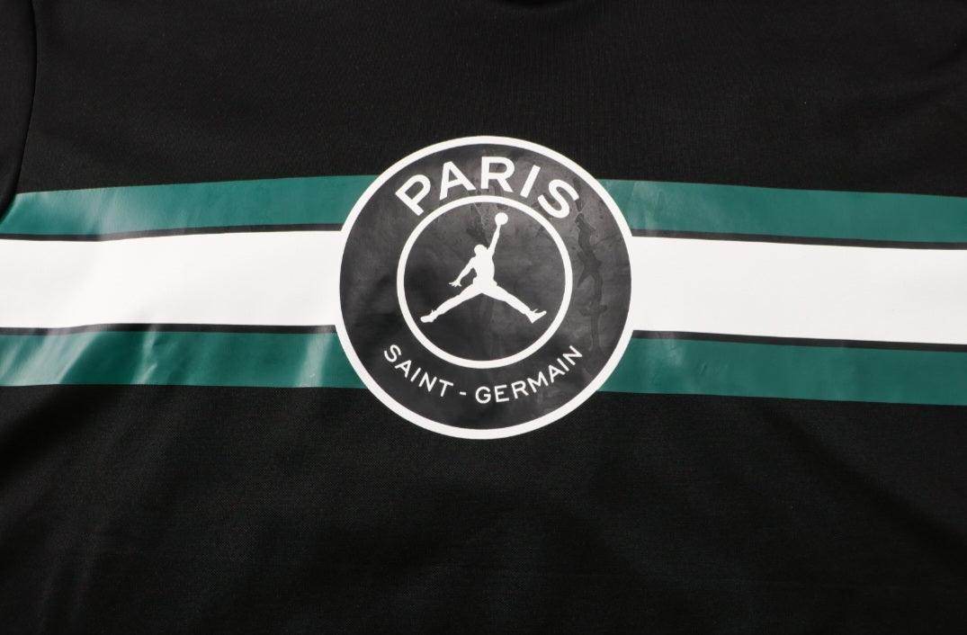 Paris Saint Germain Black and White x Dark Green - JerseyLegacy