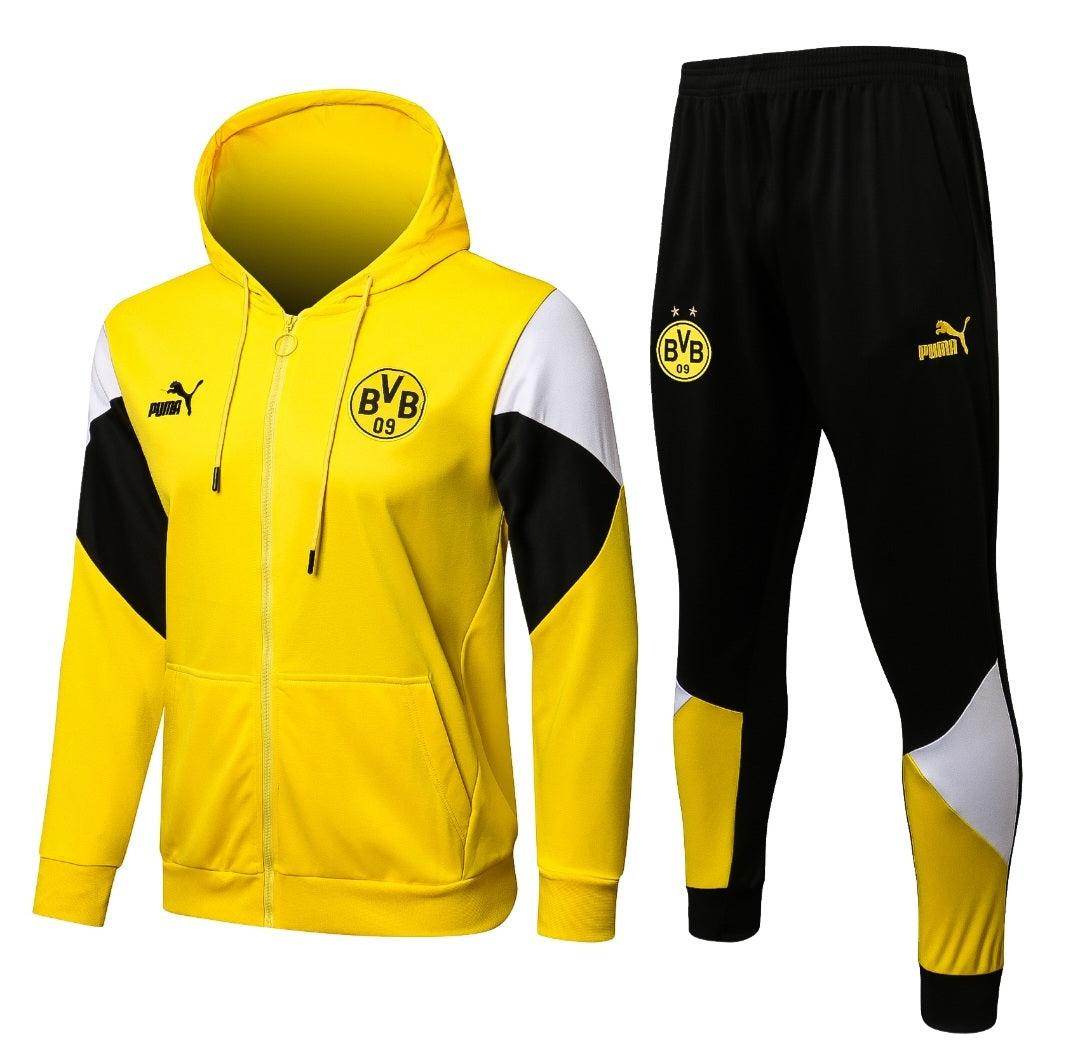 Borussia Dortmund Black and Yellow Tracksuit - JerseyLegacy