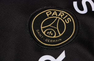 Paris Saint Germain Black and Gold Tracksuit - JerseyLegacy