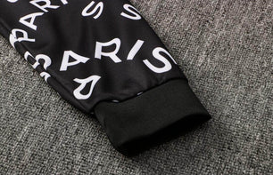 Paris Saint Germain Black and Gold Tracksuit - JerseyLegacy