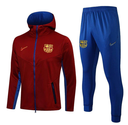 FC Barcelona Red and Blue Tracksuit - JerseyLegacy