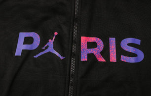 Paris Saint Germain Black and Purple Tracksuit - JerseyLegacy