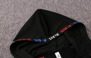 Paris Saint Germain Black and Blue x Red Tracksuit - JerseyLegacy