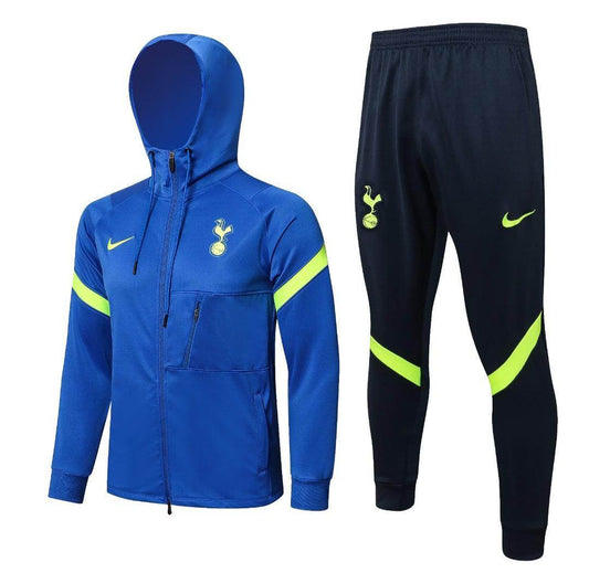 Tottenham Light Blue and Dark Blue Tracksuit - JerseyLegacy