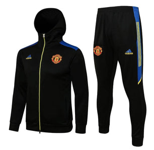 Manchester United Black Tracksuit - JerseyLegacy