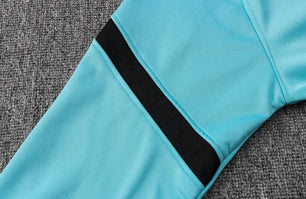 Inter Milan Turquoise and Black Tracksuit - JerseyLegacy