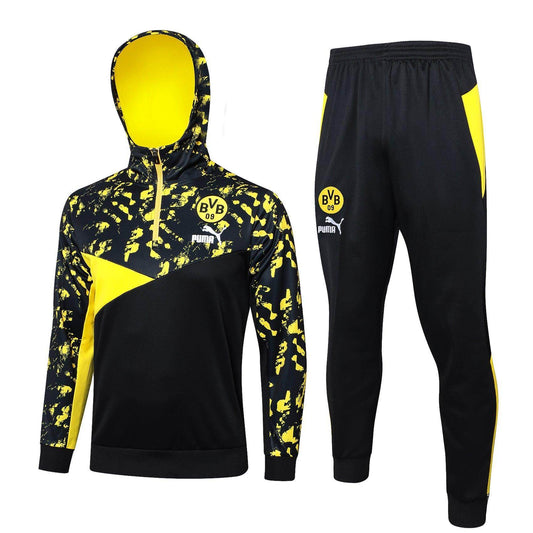 Borussia Dortmund Black and Yellow Tracksuit II - JerseyLegacy