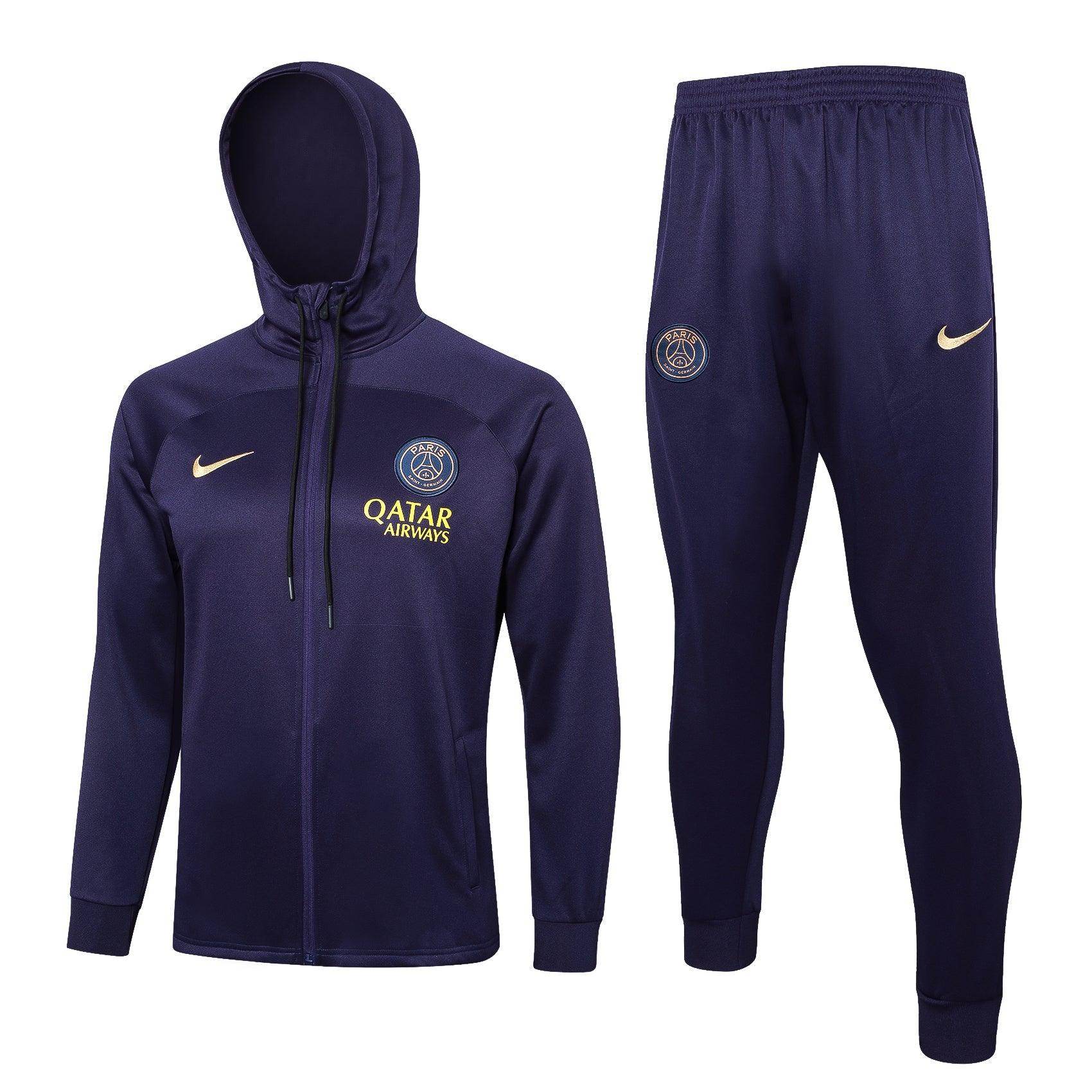 Paris Saint Germain Dark Purple Tracksuit - JerseyLegacy