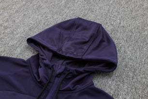 Paris Saint Germain Dark Purple Tracksuit - JerseyLegacy