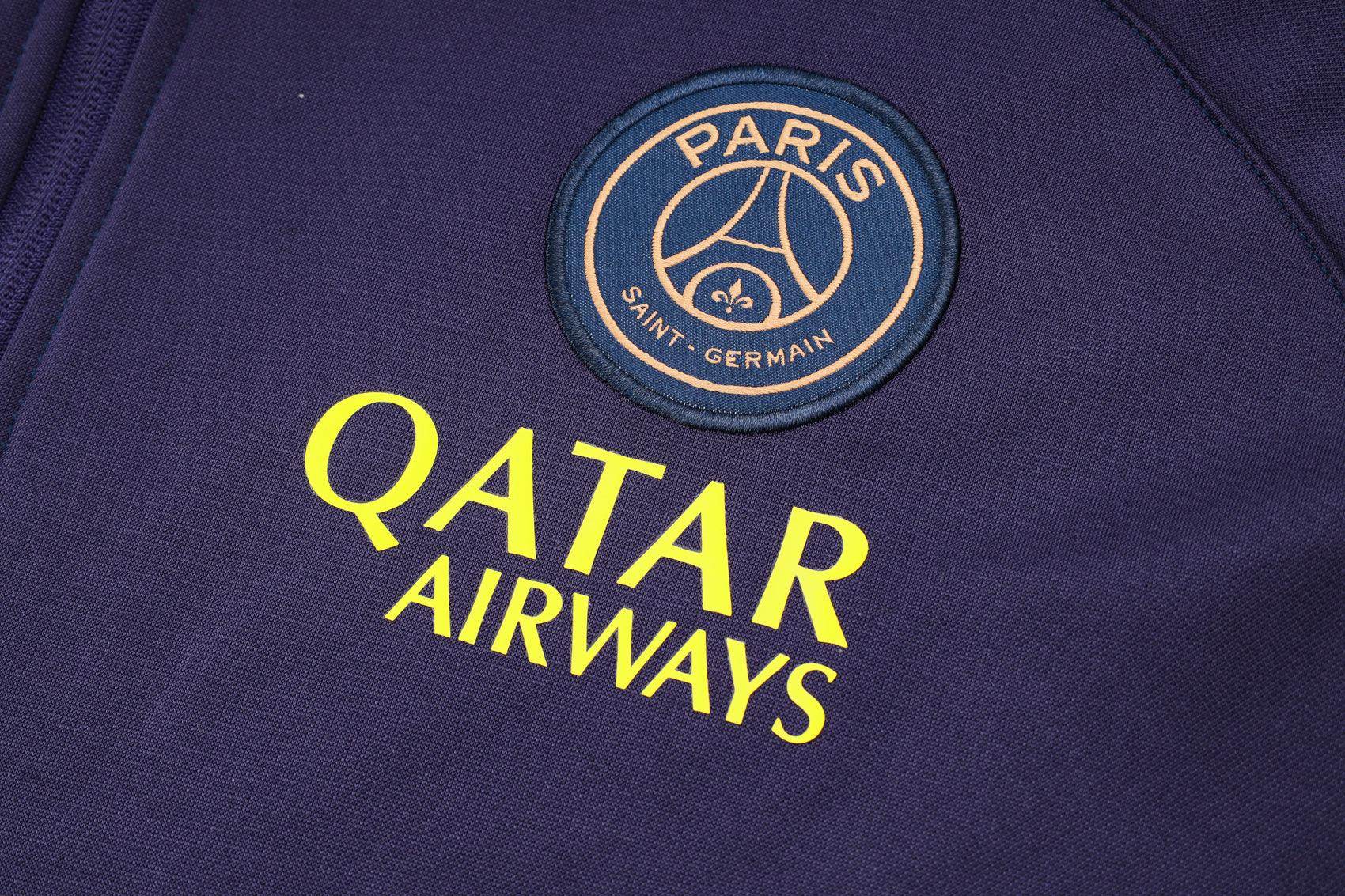 Paris Saint Germain Dark Purple Tracksuit - JerseyLegacy