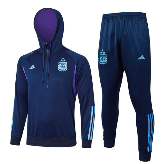 Argentina Purple and Dark Blue Tracksuit - JerseyLegacy