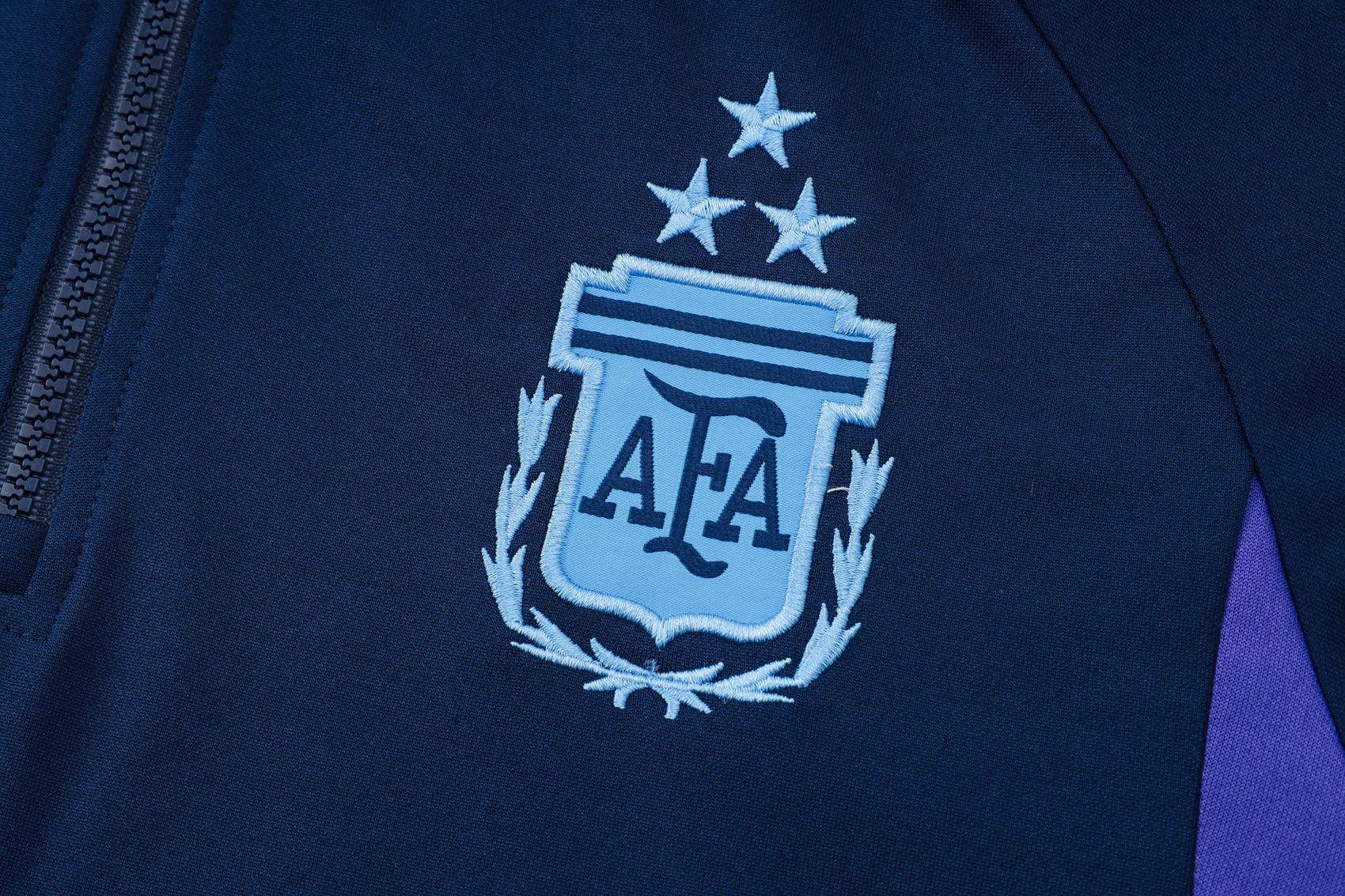 Argentina Purple and Dark Blue Tracksuit - JerseyLegacy