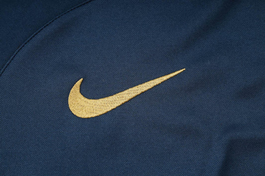 France Dark Blue and Gold Tracksuit - JerseyLegacy