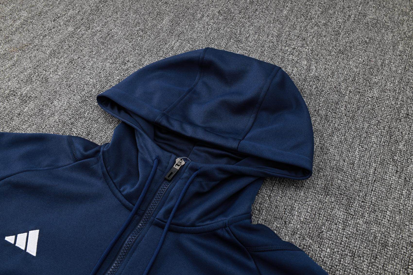 Italy Dark Blue Tracksuit III - JerseyLegacy