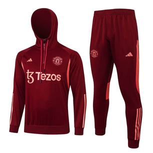 Manchester United Blaze Red Tracksuit - JerseyLegacy