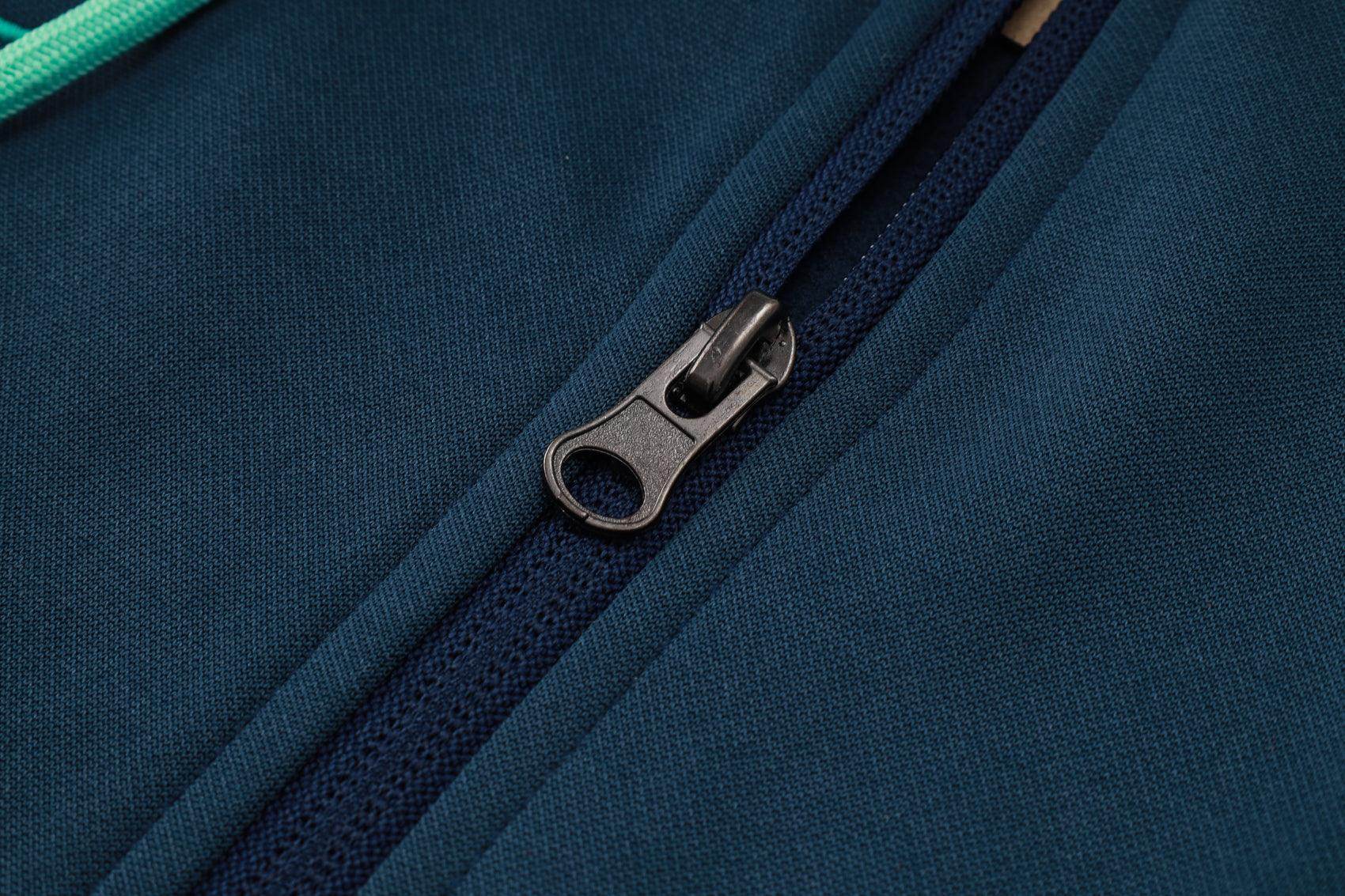 FC Barcelona Teal Green and Dark Blue Tracksuit - JerseyLegacy