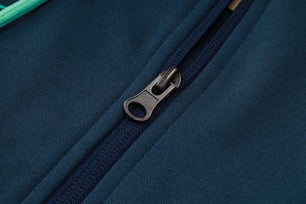 FC Barcelona Teal Green and Dark Blue Tracksuit - JerseyLegacy