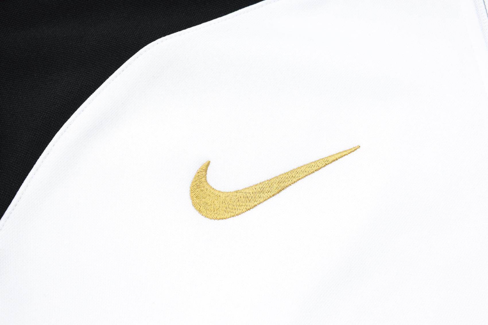 Chelsea Black and White x Gold Tracksuit - JerseyLegacy