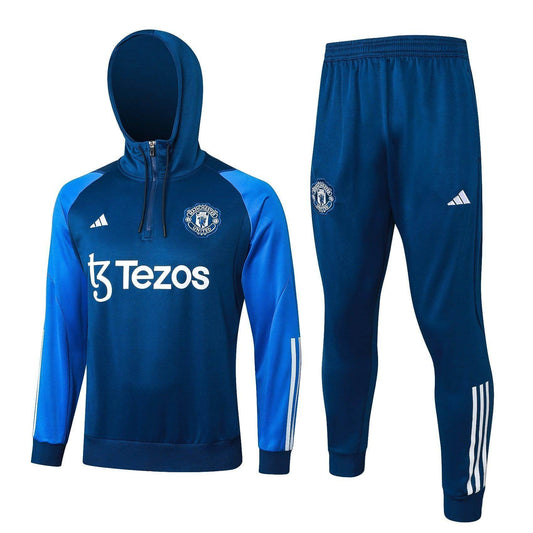 Manchester United Blue Tracksuit - JerseyLegacy