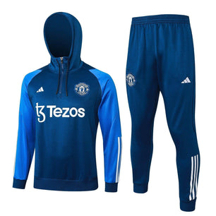Manchester United Blue Tracksuit - JerseyLegacy