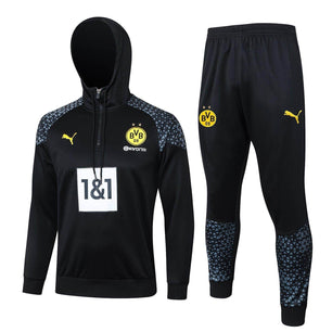 Borussia Dortmund Black Tracksuit - JerseyLegacy