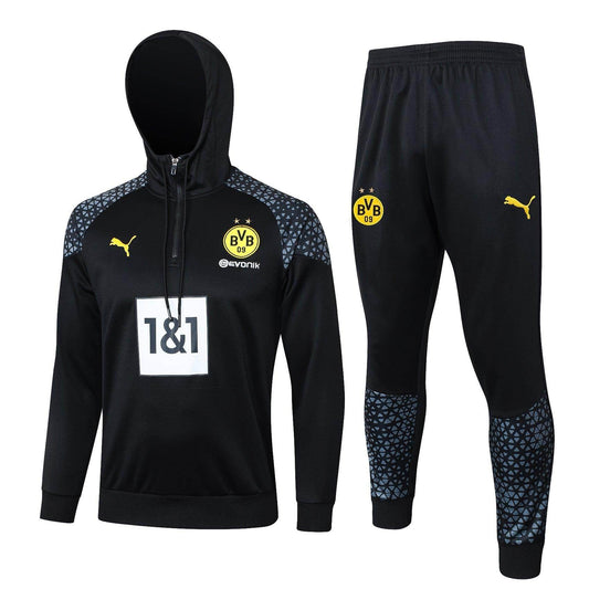 Borussia Dortmund Black Tracksuit - JerseyLegacy